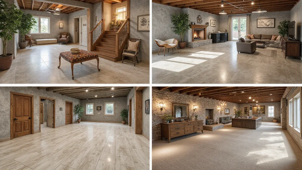 14 Basement Floor Ideas for Durable Stylish Options