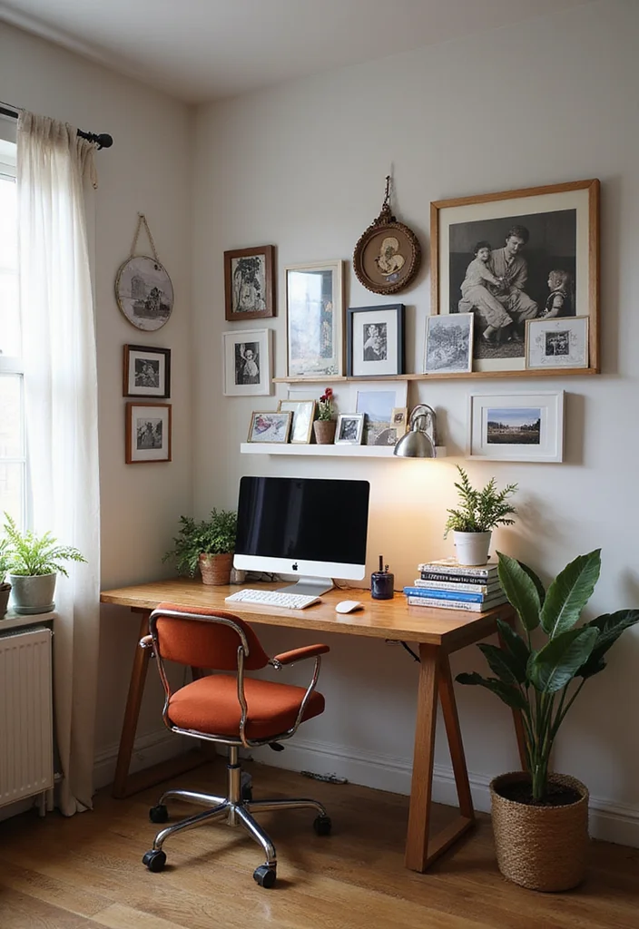 14 Home Office Layout Ideas for Better Flow and Productivity - 12. Personal Touches