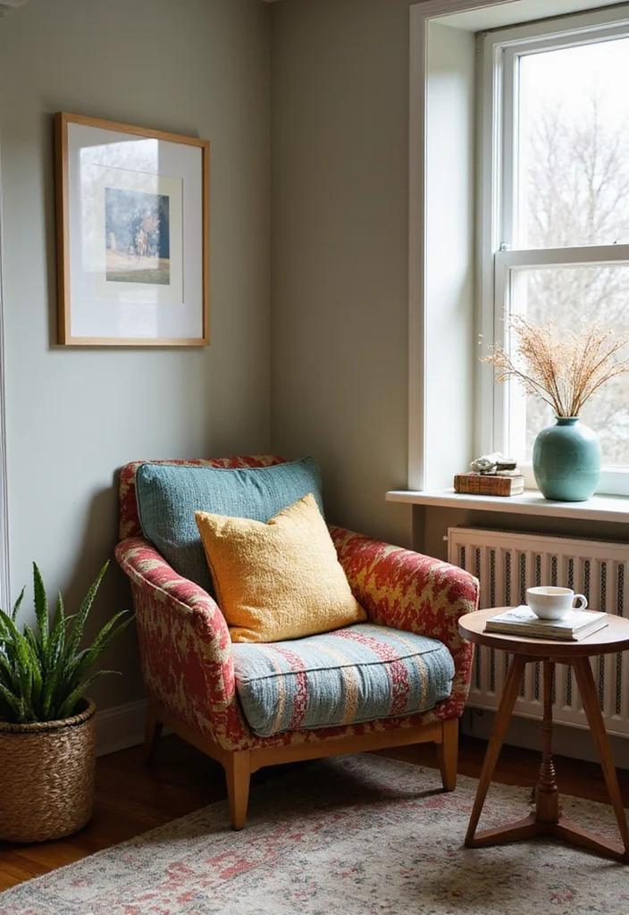 14 Home Office Setup Ideas for Practical Everyday Work - 8. Create a Cozy Nook