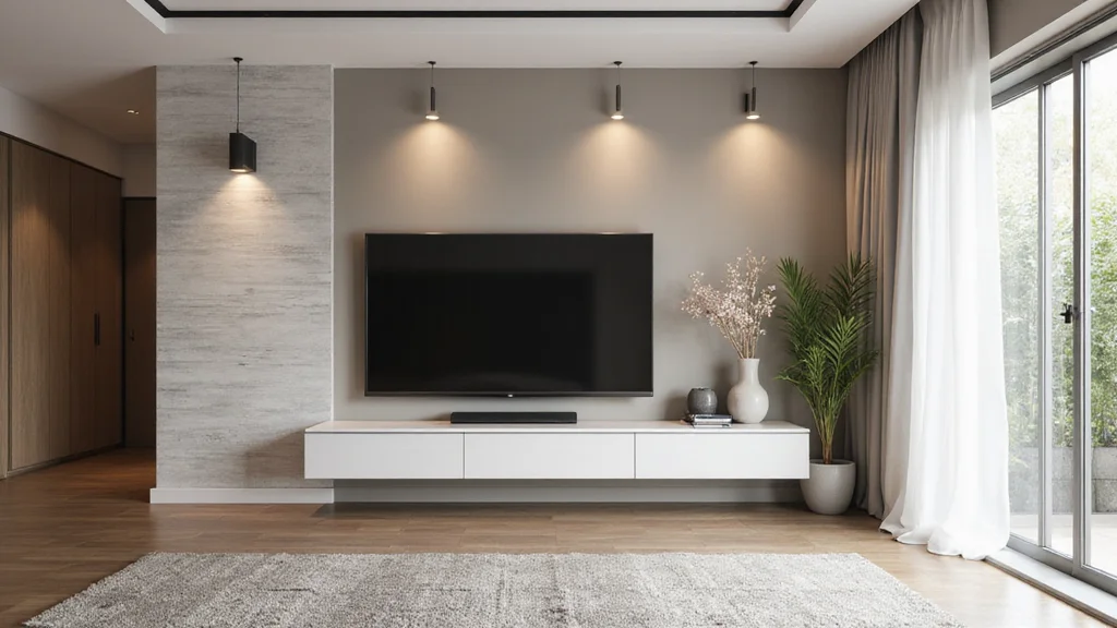 14 Living Room Wall Decor Ideas With TV for Clean Integrated Design