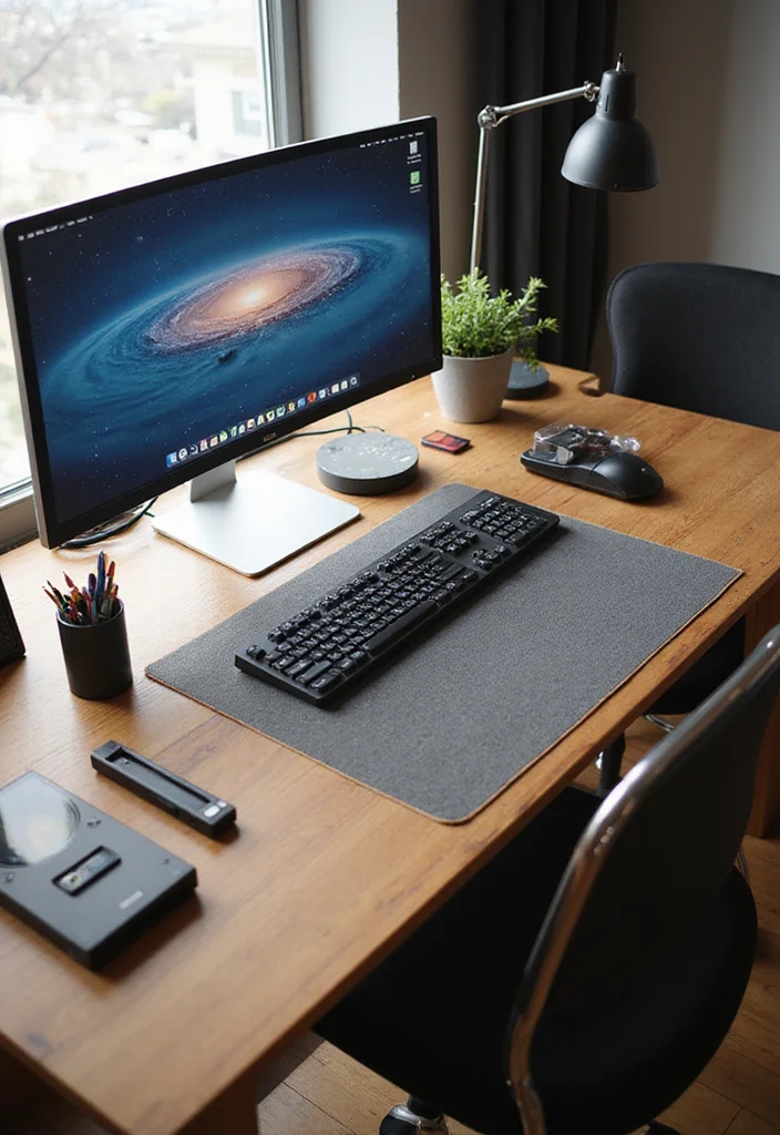 14 Office Decor Ideas for Work to Boost Focus and Comfort - 9. Optimize Your Desk Layout