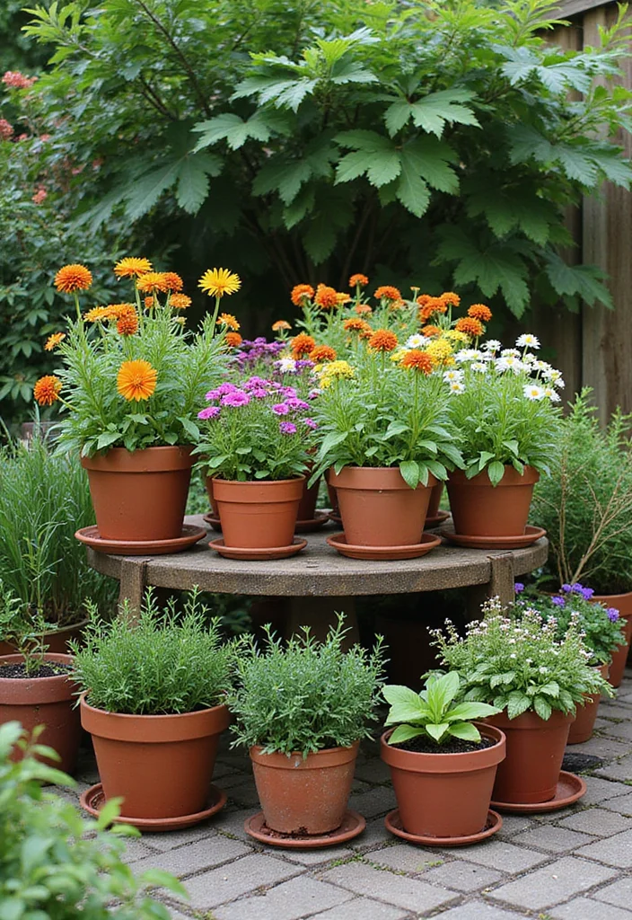 14 Renter Friendly Backyard Ideas for Easy Temporary Upgrades - 1. Potted Plants Galore