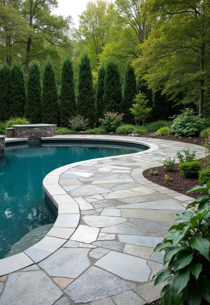 16 Backyard Pool Deck Ideas for Safe Stylish Surroundings 45 16 Backyard Pool Deck Ideas for Safe Stylish Surroundings - 5. Eco-Friendly Concrete