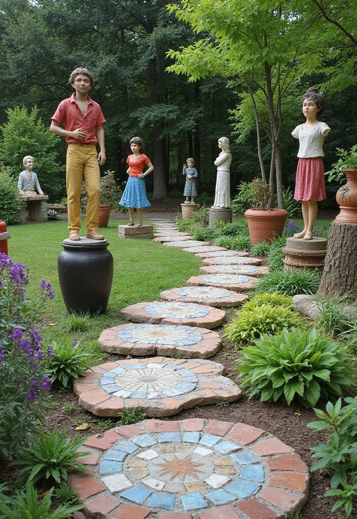 16 Cool Backyard Ideas for Fun Stylish Outdoor Spaces 122 16 Cool Backyard Ideas for Fun Stylish Outdoor Spaces - 12. Outdoor Art Installations