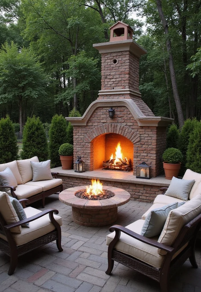 16 Cool Backyard Ideas for Fun Stylish Outdoor Spaces 144 16 Cool Backyard Ideas for Fun Stylish Outdoor Spaces - 14. Cozy Outdoor Fireplaces