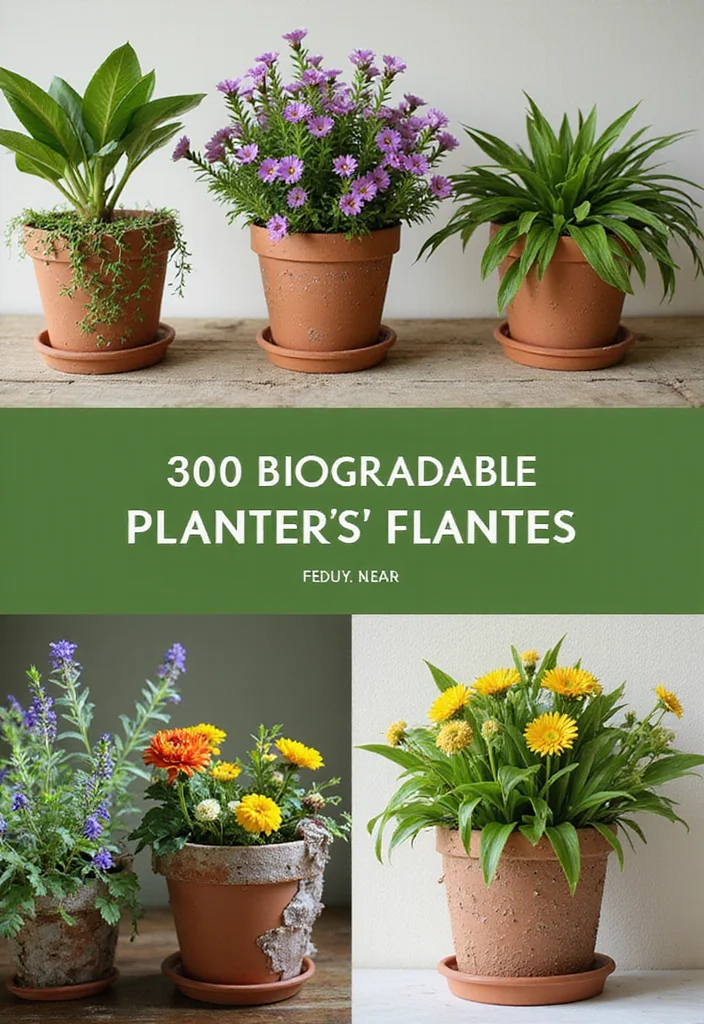 16 Cool Backyard Ideas for Fun Stylish Outdoor Spaces 155 16 Cool Backyard Ideas for Fun Stylish Outdoor Spaces - 15. Biodegradable Planters