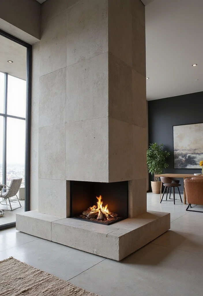 16 Fireplace Surround Ideas for Beautiful Updated Finishes - 15. Multi-Functional Fireplaces