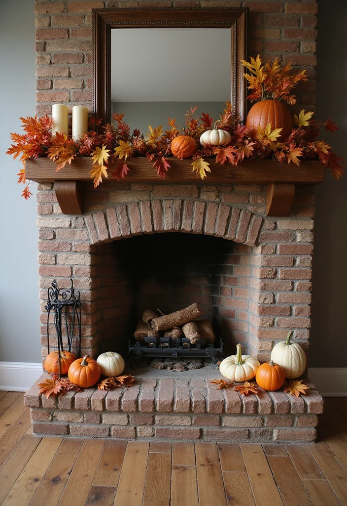 16 Unique Fireplace Ideas for Bold Eye Catching Focal Points 133 16 Unique Fireplace Ideas for Bold Eye Catching Focal Points 13. Seasonal Decor Rotation