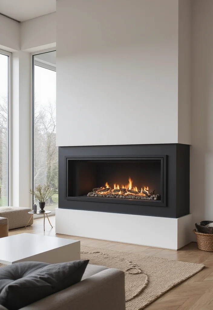 16 Unique Fireplace Ideas for Bold Eye Catching Focal Points 34 16 Unique Fireplace Ideas for Bold Eye Catching Focal Points 4. Modern Minimalist Fireplaces