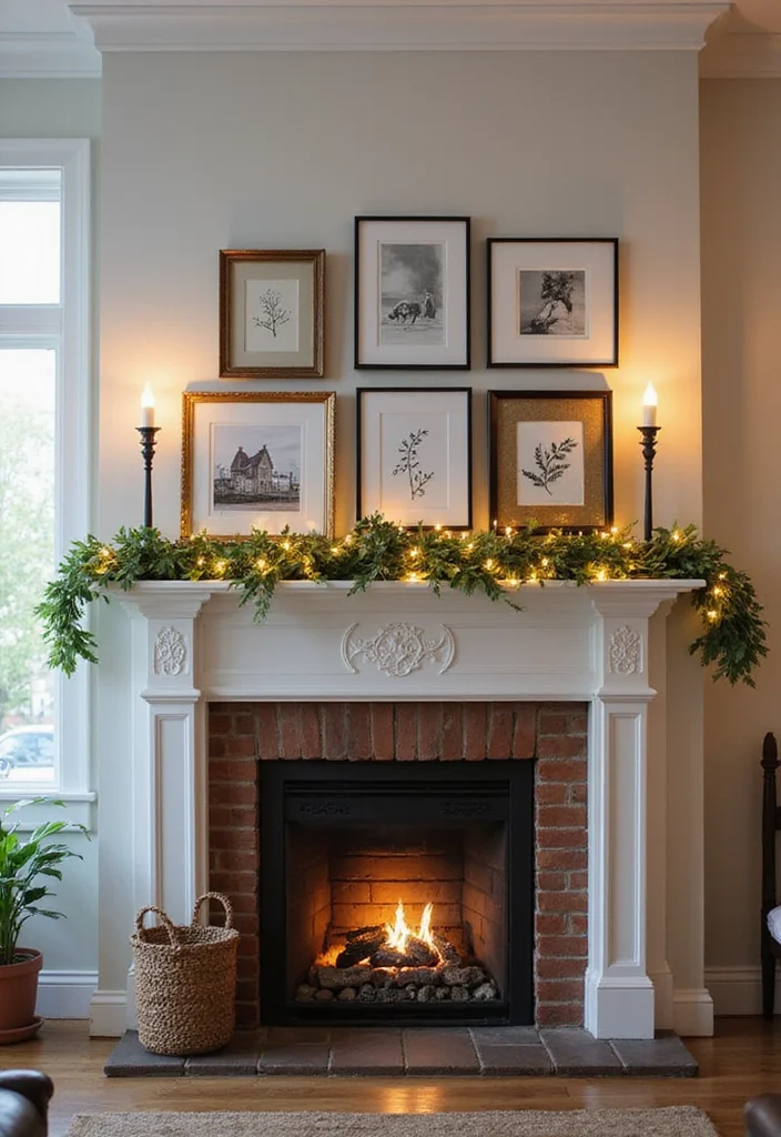 16 Unique Fireplace Ideas for Bold Eye Catching Focal Points 67 16 Unique Fireplace Ideas for Bold Eye Catching Focal Points 7. Unique Mantel Art