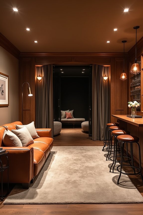 How to Decorate Your Basement 5 anchor distinct basement zones creatively