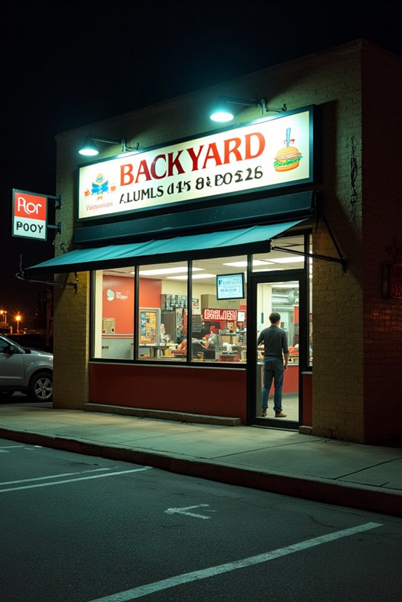 back yard burgers persists locally