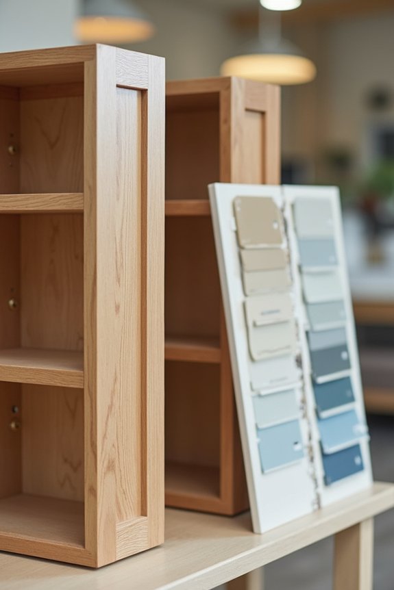Does Floor and Decor Have Kitchen Cabinets? 2 cabinet door and color samples