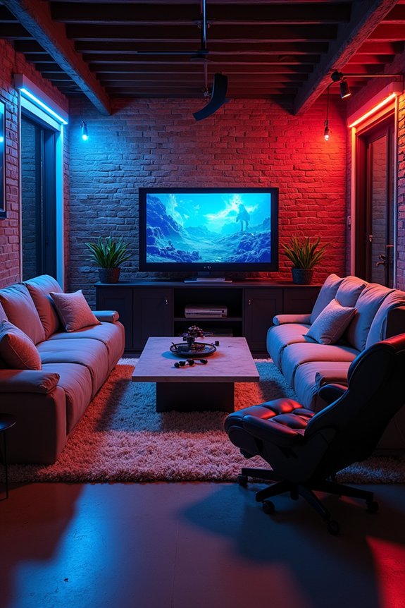 How to Decorate Your Basement 12 casters mobility flexible seating