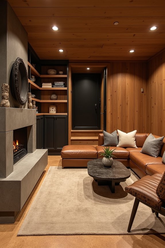 How to Decorate Your Basement 9 durable warm moisture friendly finishes
