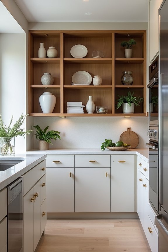 10 Ways to Decorate Kitchen Counters Like a Designer 4 extend counter style wall storage displays
