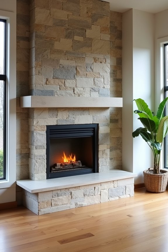Does Your Fireplace Need Remodels? 4 fireplace too large for room