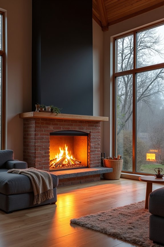 Will Your Fireplace Heat Your Entire House? 1 fireplace with central heating pairing