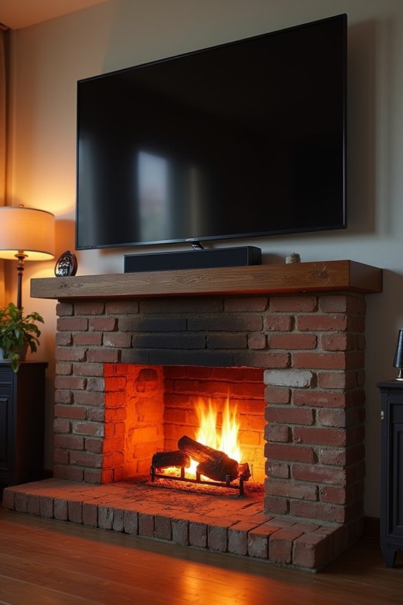 Will a Fireplace Damage Your TV? 9 heat damage signs and remedies