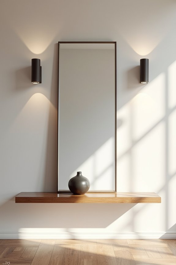Does Every Wall Need Decorating? 11 mix art mirrors shelves sconces