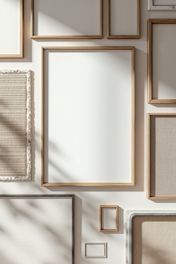 10 Ways to Decorate a Blank Wall 9 mix sizes textures balance