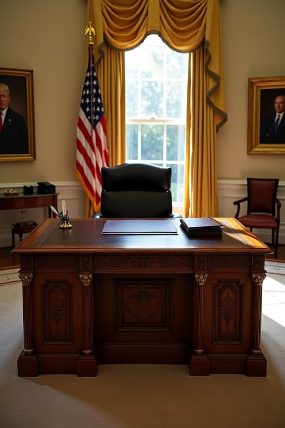 7 Design Elements That Define the Oval Office Aesthetic 4 resolute desk presidential legacy threaded