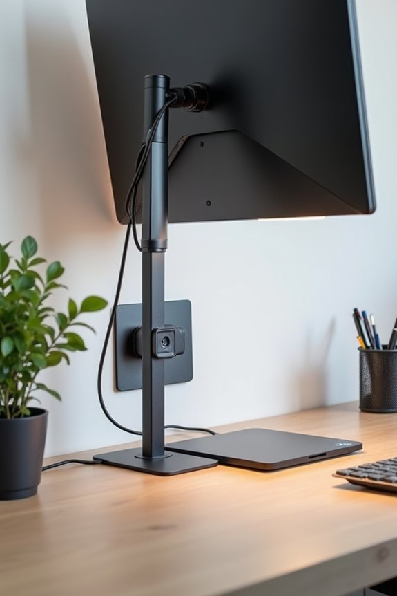 5 Ways to Decorate My Office for Maximum Productivity 2 smart cable management for focus