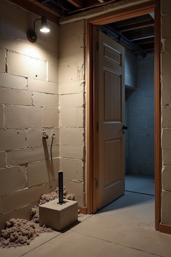 uninsulated basement walls waste energy