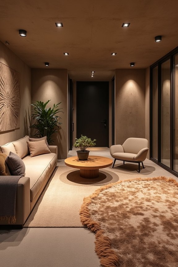 How to Decorate Your Basement 2 wall to wall warmth with layered rugs